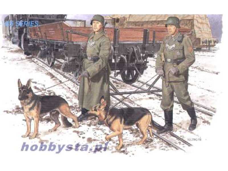Figurki German Feldendarmerie w/dogs - zdjęcie 1 Figurki German Feldendarmerie w/dogs - zdjęcie 1