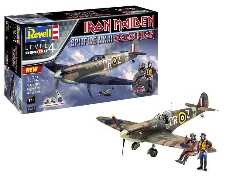 Spitfire Mk.II "Aces High" Iron Maiden zestaw podarunkowy - zdjęcie 1 Spitfire Mk.II "Aces High" Iron Maiden zestaw podarunkowy - zdjęcie 1
