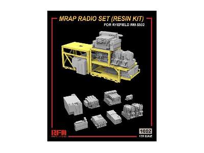Mrap Radio Set - zestaw z żywicy do M-ATV - zdjęcie 1