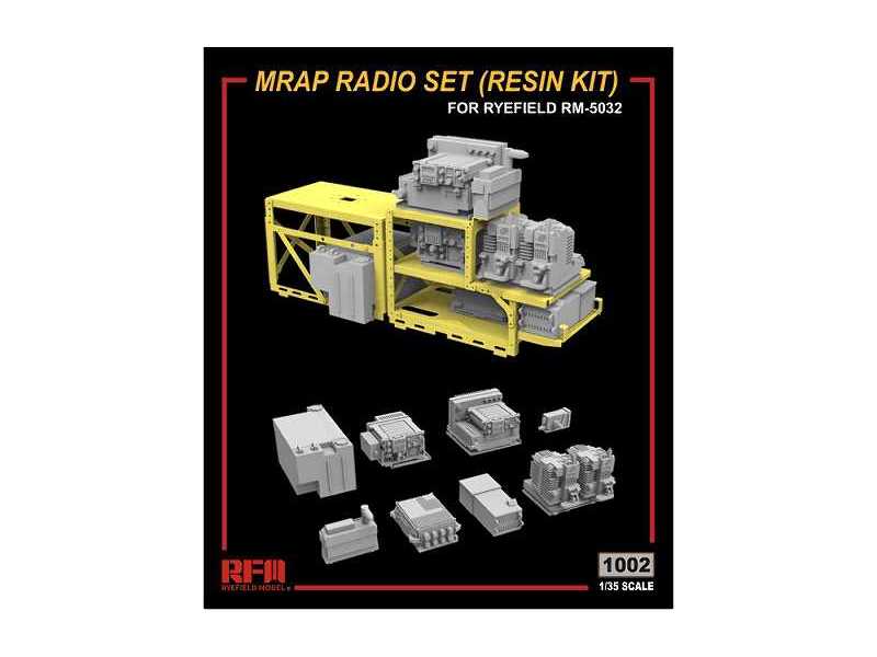 Mrap Radio Set - zestaw z żywicy do M-ATV - zdjęcie 1