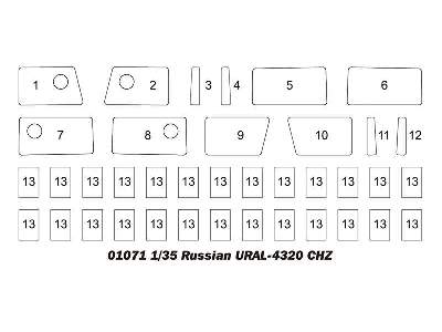 Ural-4320 Chz - rosyjska ciężarówka - zdjęcie 4