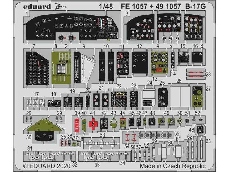 B-17G cockpit 1/48 - zdjęcie 1