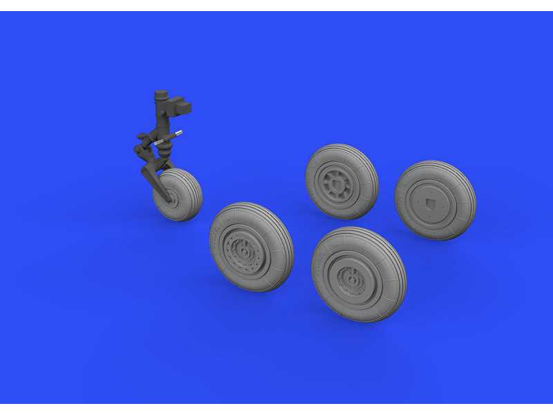 MiG-17 wheels 1/72 - Airfix - zdjęcie 1 MiG-17 wheels 1/72 - Airfix - zdjęcie 1