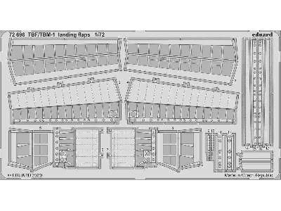 TBF/ TBM-1 Avenger landing flaps 1/72 - Hasegawa - zdjęcie 1