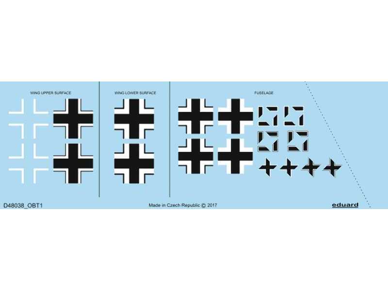 Fw 190A-4 national insignia 1/48 - zdjęcie 1 Fw 190A-4 national insignia 1/48 - zdjęcie 1