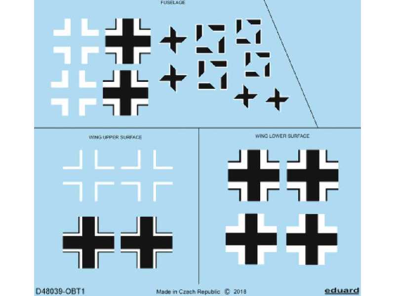 Fw 190A-5 national insignia 1/48 - zdjęcie 1 Fw 190A-5 national insignia 1/48 - zdjęcie 1