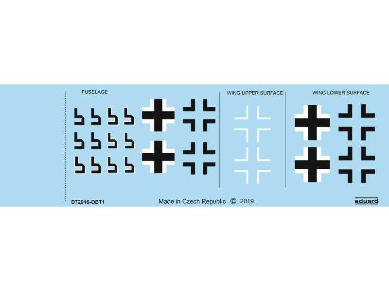 Fw 190A-8 national insignia 1/72 - zdjęcie 1 Fw 190A-8 national insignia 1/72 - zdjęcie 1