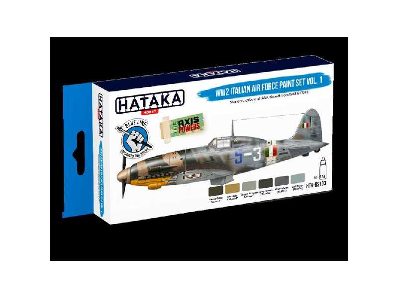 Htk-bs103 WW2 Italian Air Force Paint Set Vol.1 - zdjęcie 1 Htk-bs103 WW2 Italian Air Force Paint Set Vol.1 - zdjęcie 1