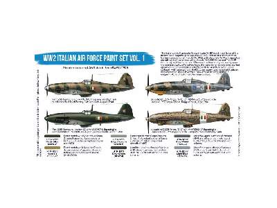 Htk-bs103 WW2 Italian Air Force Paint Set Vol.1 - zdjęcie 2