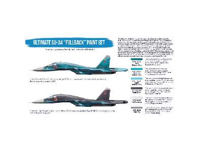 Htk-bs58 Ultimate Su-34 'fullback Paint Set - zdjęcie 2