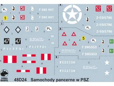 Samochody Pancerne W Psz / 1 Dywizja Pancerna 1942-1946 - zdjęcie 1