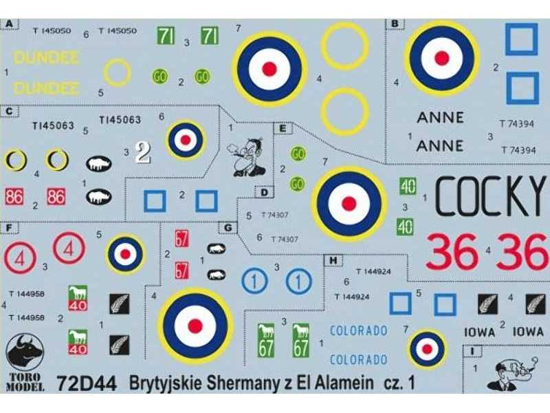 Brytyjskie Shermany Z El-alamein Cz.1 - zdjęcie 1