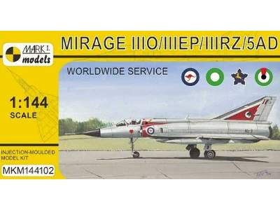 Mirage Iiio/Ep/Rz/5ad 'worldwide Service' (Raaf, Paf, Saaf, Uaea - zdjęcie 1