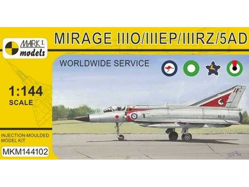 Mirage Iiio/Ep/Rz/5ad 'worldwide Service' (Raaf, Paf, Saaf, Uaea - zdjęcie 1