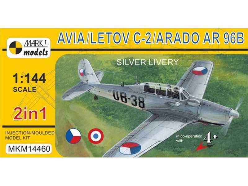Avia/Letov C-2/Arado Ar-96b 'silver Livery' (2in1) - zdjęcie 1 Avia/Letov C-2/Arado Ar-96b 'silver Livery' (2in1) - zdjęcie 1