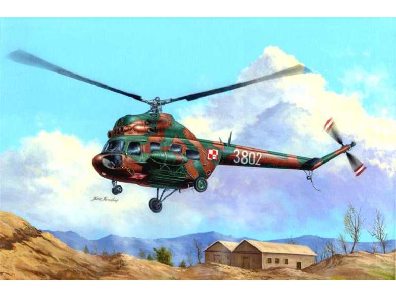 Śmigłowiec Mil Mi-2T Hoplite - polskie oznaczenia - zdjęcie 1 Śmigłowiec Mil Mi-2T Hoplite - polskie oznaczenia - zdjęcie 1