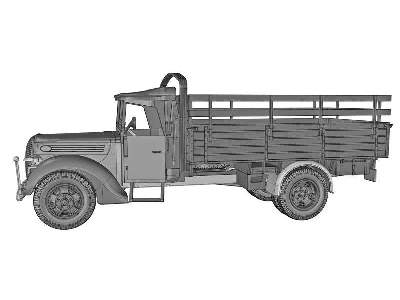 G917T 3t German Cargo truck (soft cab) - zdjęcie 7