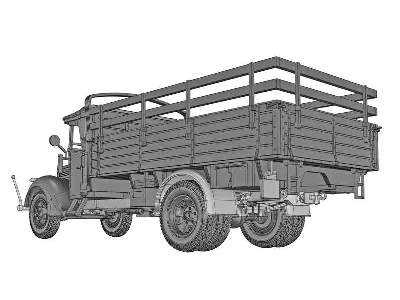 G917T 3t German Cargo truck (soft cab) - zdjęcie 9