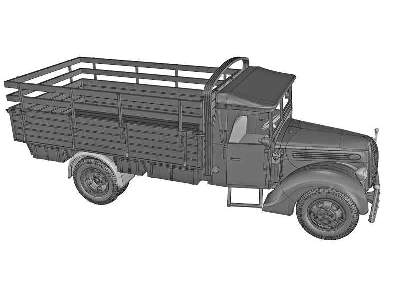 G917T 3t German Cargo truck (soft cab) - zdjęcie 11