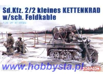 Sd.Kfz. 2/2 kleines KETTENKRAD w/sch. Feldkable - zdjęcie 1