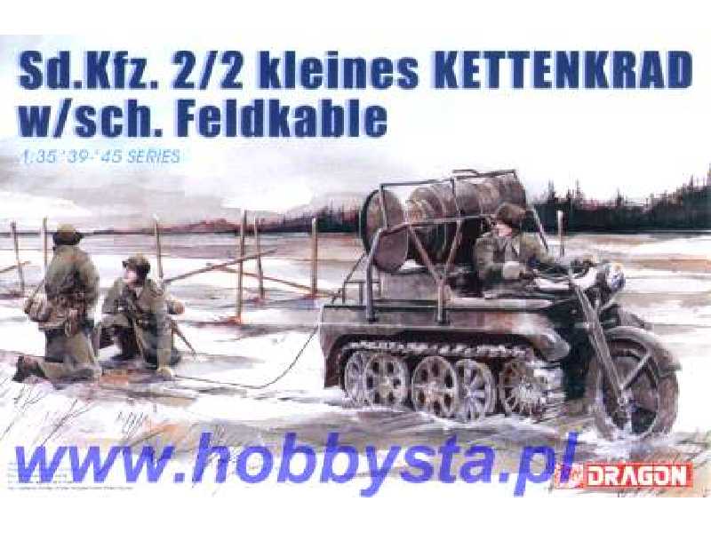 Sd.Kfz. 2/2 kleines KETTENKRAD w/sch. Feldkable - zdjęcie 1