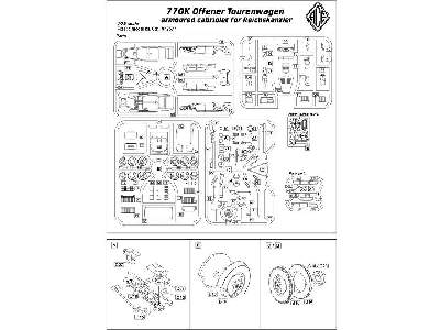 MB-770K Offener Tourenwagen armoured cabriolet for Reichskanzler - zdjęcie 26