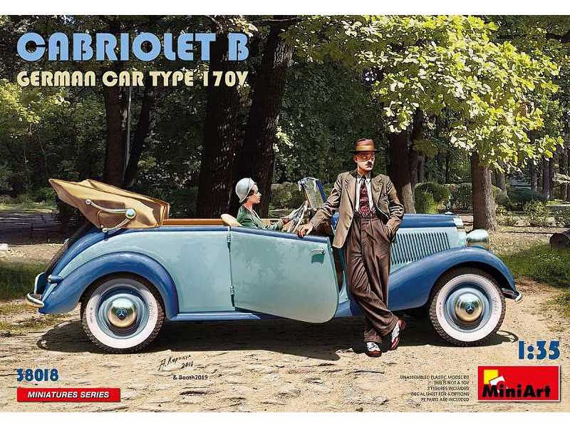 Mercedes 170V Cabriolet B samochód niemiecki - zdjęcie 1 Mercedes 170V Cabriolet B samochód niemiecki - zdjęcie 1