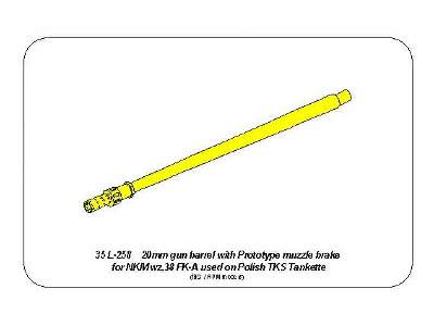 Lufa do działka 20mm nkm wz.38 FK-A w tankietce TKS - zdjęcie 10