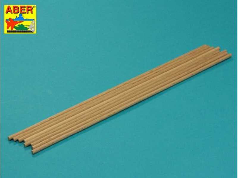 Pręty drewniane śr. 4,00 mm dugości 250 mm x 8 szt. - zdjęcie 1 Pręty drewniane śr. 4,00 mm dugości 250 mm x 8 szt. - zdjęcie 1