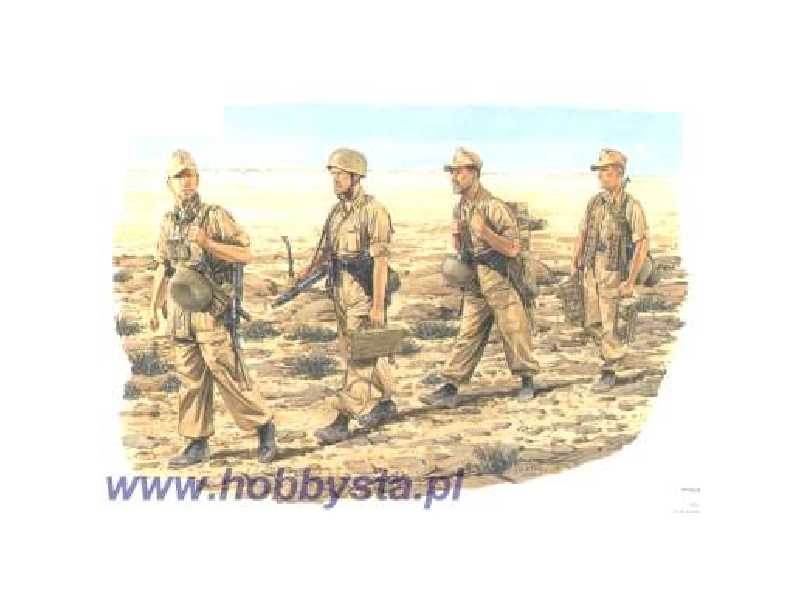 Figurki Ramcke Brigade (Libya 1942) - zdjęcie 1 Figurki Ramcke Brigade (Libya 1942) - zdjęcie 1