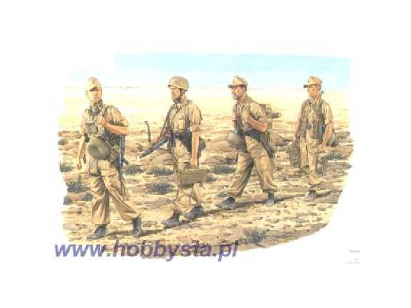 Figurki Ramcke Brigade (Libya 1942) - zdjęcie 1