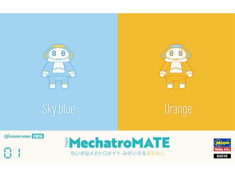 64516 Creator Works Tiny Mechatromate 01 Sky Blue & Orange - zdjęcie 1