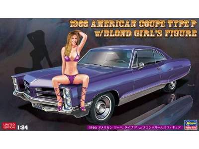 52224 1966 American Coupe Type P W/Blond Girl's Figure - zdjęcie 1