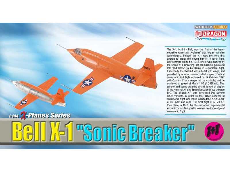 Bell X-1 "Sonic Breaker" - 2 modele - zdjęcie 1 Bell X-1 "Sonic Breaker" - 2 modele - zdjęcie 1