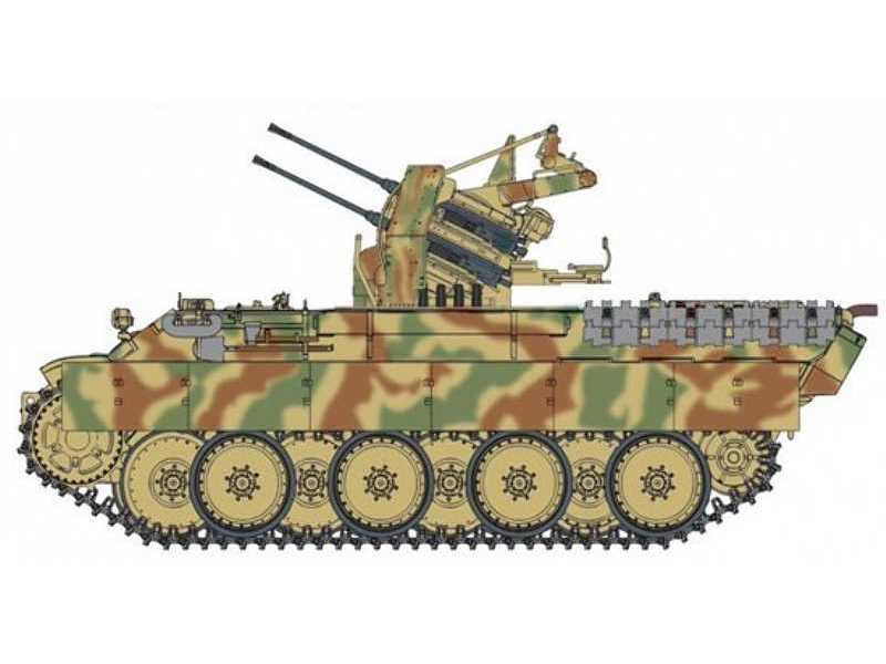 Flak Panther Ausf.D s.Pz.Jg.Abt.653 - zdjęcie 1 Flak Panther Ausf.D s.Pz.Jg.Abt.653 - zdjęcie 1