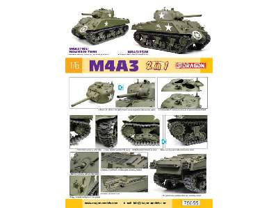 M4A3 105mm Howitzer Tank / M4A3(75)W (2 in 1) - zdjęcie 2