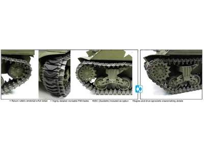 M4A3 105mm Howitzer Tank / M4A3(75)W (2 in 1) - zdjęcie 5