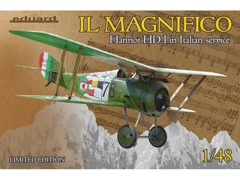 IL MAGNIFICO Hanriot HD. I in Italian service 1/48 - zdjęcie 1