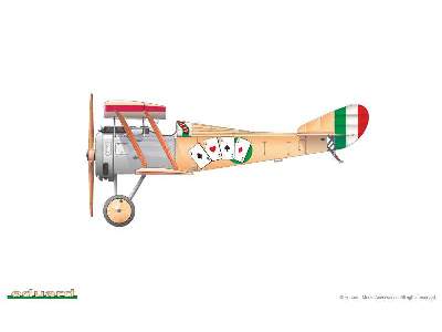 IL MAGNIFICO Hanriot HD. I in Italian service 1/48 - zdjęcie 2