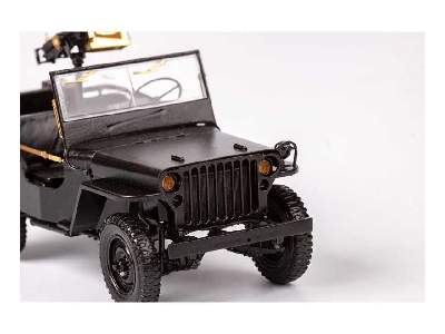 US Army 1/4 ton utility truck w/  trailer 1/35 - Takom - zdjęcie 4