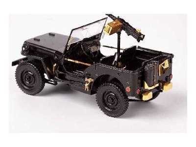 US Army 1/4 ton utility truck w/  trailer 1/35 - Takom - zdjęcie 7