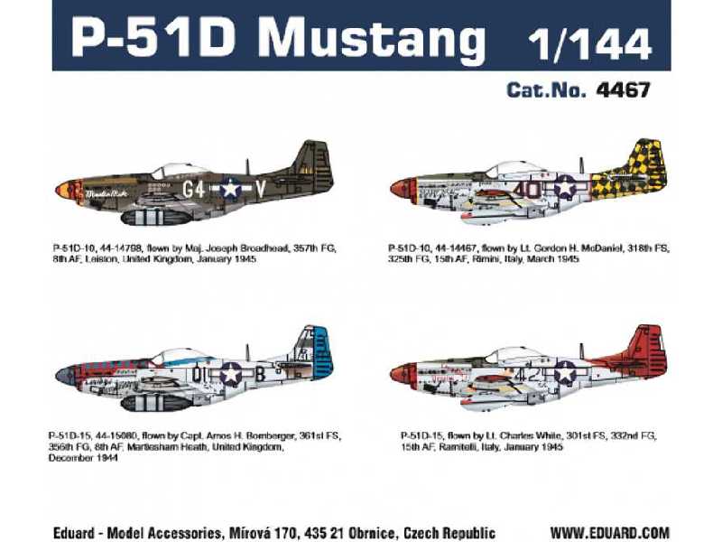 P-51D Mustang 1/144 - zdjęcie 1 P-51D Mustang 1/144 - zdjęcie 1
