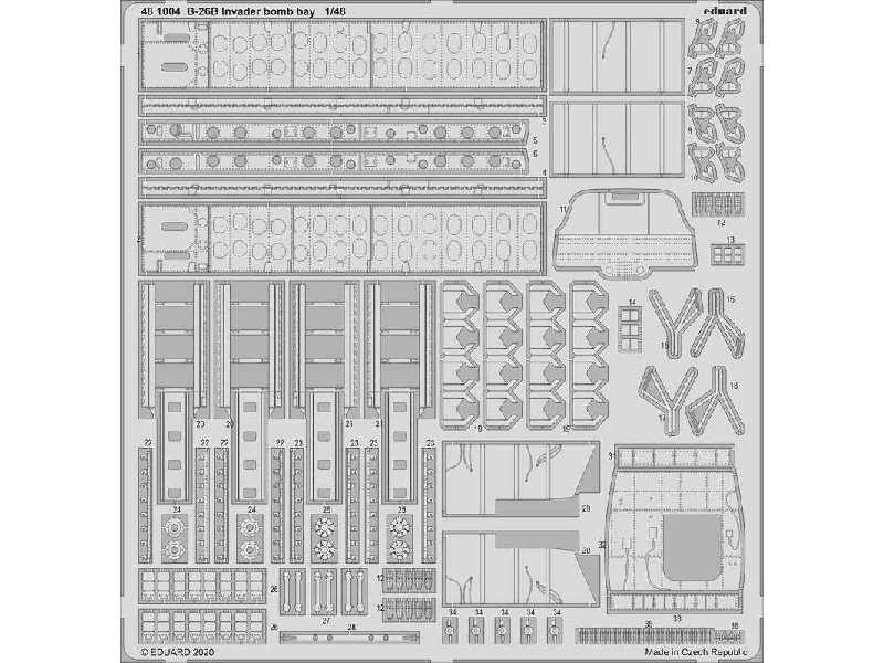 B-26B Invader bomb bay 1/48 - zdjęcie 1 B-26B Invader bomb bay 1/48 - zdjęcie 1