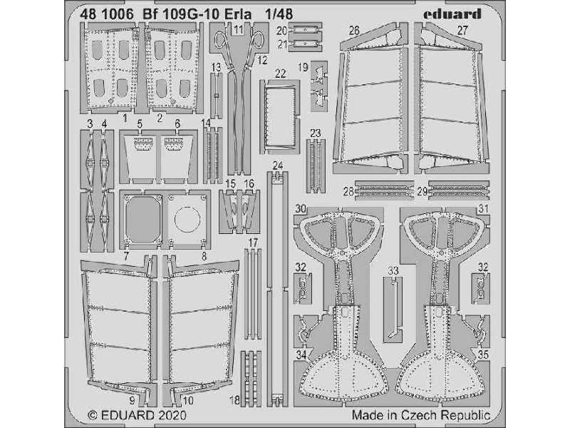 Bf 109G-10 Erla 1/48 - zdjęcie 1 Bf 109G-10 Erla 1/48 - zdjęcie 1