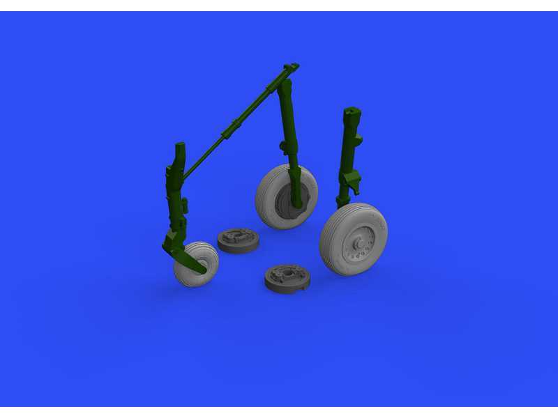 Mirage IIIC wheels 1/48 - Eduard - zdjęcie 1 Mirage IIIC wheels 1/48 - Eduard - zdjęcie 1
