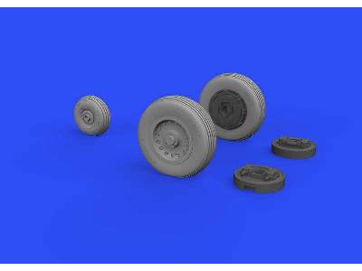 Mirage IIIC wheels 1/48 - Eduard - zdjęcie 2