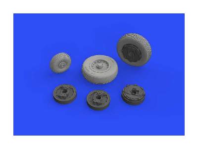 Mirage IIIC wheels 1/48 - Eduard - zdjęcie 6