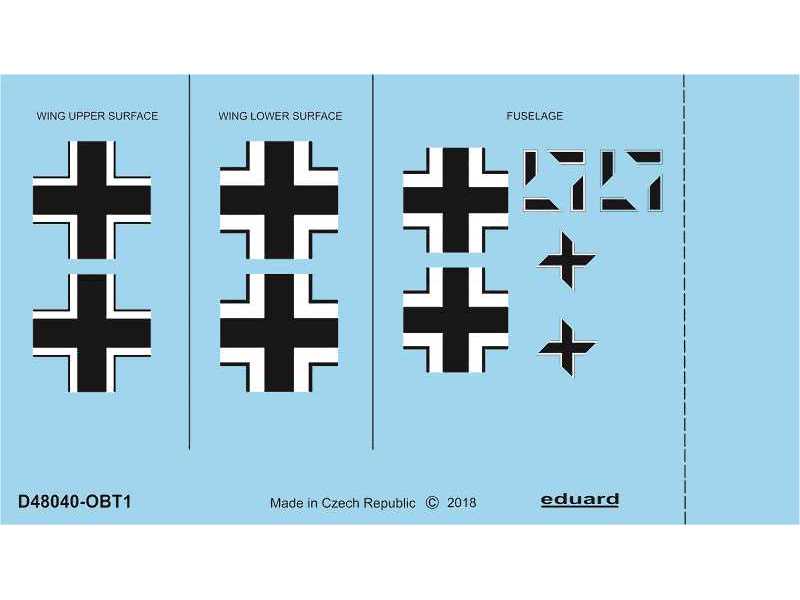 Fw 190A-2 national insignia 1/48 - zdjęcie 1 Fw 190A-2 national insignia 1/48 - zdjęcie 1