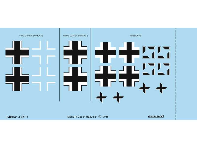 Fw 190A-3 national insignia 1/48 - zdjęcie 1 Fw 190A-3 national insignia 1/48 - zdjęcie 1
