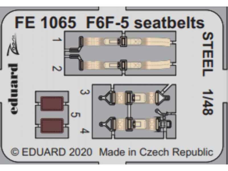 F6F-5 seatbelts STEEL 1/48 - zdjęcie 1 F6F-5 seatbelts STEEL 1/48 - zdjęcie 1
